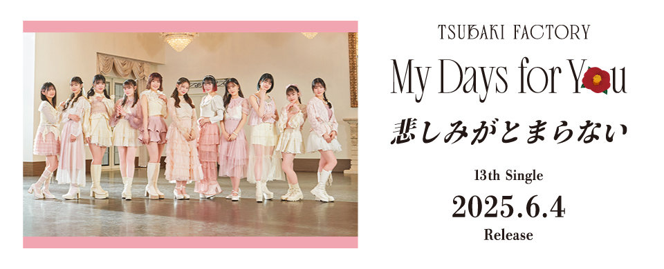 【HP】2025/06/04発売「My Days for You/悲しみがとまらない」